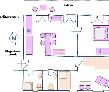 빌라 Vinodolsun Mediterran *
